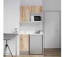 Kitchenette K00l - 100 Cm - Bois - Snova - Évier à Gauche