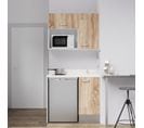 Kitchenette K00l - 100 Cm - Bois - Snova - Évier à Droite