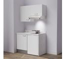 Kitchenette K01l - 120 Cm - Blanc - Snova - Évier à Gauche