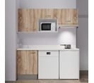 Kitchenette K55l - 180 Cm - Bois - Snova - Évier à Gauche