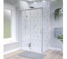 Porte De Douche D'angle Avec Paroi Coulissante Nerina Access - 120x80 Cm