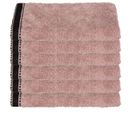 Lot De 6 Serviettes De Toilette En Coton Rose Tissu Éponge 30 X 50 Cm