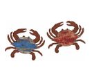 Crabes Rouge Et Bleu Déco Murale (lot De 2)