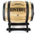 Distributeur De Vin Tonneau 5 Litres Bistrot Noir