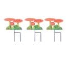 Pique De Jardin Motif Amanite Tue-mouches Lot De 3