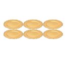 Dessous D'assiette En Plastique Doré Royal (lot De 6)