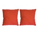 Coussin En Coton Coloré Salsa 45 Cm (lot De 2) Orange