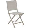 Chaise Jardin Pliante En Aluminium Thema Crème