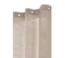 Voilage 140 X 260 Cm Effet Lin Boho Natural Style Rustique Moderne Motif Floral Brodé Beige