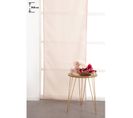 Panneau Japonais 60 X 300 Cm à Scratch Grande Hauteur Fil Lurex Argenté Tissé Uni Rose Clair