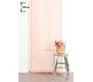 Panneau Japonais Transparent 60 X 300 Cm à Scratch Grande Hauteur Effet Lin Uni Rose