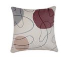 Housse De Coussin 40 X 40 Cm Motif Naïf Imprimé Abstrait Multicolore