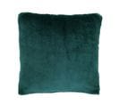 Housse De Coussin 40 X 40 Cm Velours Ras Bleu Toucher Doux Canard