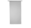 Vitrage 45 X 120 Cm Passe Tringle Effet Naturel Gris Galet