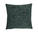 Housse De Coussin 40  X 40 Cm Baroque Velours Vert Foncé