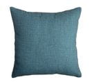 Housse De Coussin 40 X 40 Cm Chiné Bleu Canard