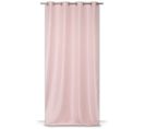 Rideau 140 X 250 Cm à Oeillets Chiné Rose Blush