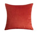 Housse De Coussin 40 X 40 Cm Velours Uni Cuivre