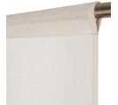 Vitrage 60 X 240 Cm Passe Tringle Effet Délavé Beige