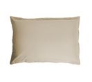 Coussin XL 80 X 120 X 10 Cm Non Déhoussable Tissu Déperlant Anti Uv Uni Taupe