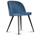 Chaise Ingrid Bleu Saxo