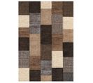 Tapis Salle à Manger 200x290 Tissé Marron Rectangle Motif Géométrique Belo 12