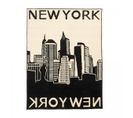 Tapis Salon 200x290 New York City Noir, Beige