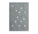 Tapis Enfant 120x160 Rectangle Fait Main En Coton Gris Coronda