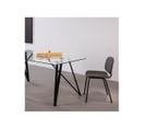 Duo De Chaises Simili Cuir Gris - Margot