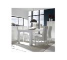 Table De Repas Rectangulaire Blanc Mat - Rimini N°1