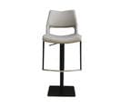 Tabouret De Bar Simili Gris Clair - Yoru Grey