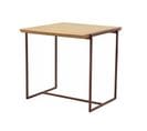 Table D'appoint En Bois Et Métal Marron - Linea