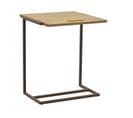 Table Auxiliaire Table D'appoint En Pin Et Métal Marron - Linea