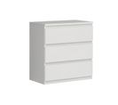 Commode 3 Tiroirs Blanc - Benny