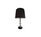 Lampe à Poser Avec Bulle Et Abat-jour Noir - Cristal Black