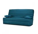 Clic Clac 130x190 Cm En Tissu Bleu Canard Et Matelas 13 Cm - Ebro