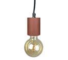 Suspension Lumineuse Ajustable En Béton Rouge - Calo 5164