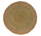 Tapis Rond En Jute Naturelle Beige D120 Cm - Line 3184