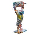 Statue Rhinocéros Debout Et Bonbonne Motifs Cartoon H32 Cm - Cartoon