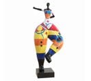 Statue Femme Bras Tendu Peintures Multicolores H68 Cm - Frauen