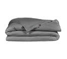 Housse De Couette Gaze De Coton Double 220 X 240 Cm Gris - Pepa 3