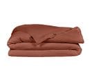 Housse De Couette Gaze De Coton Double 220 X 240 Cm Terracotta - Pepa 3