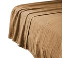 Drap Plat 240 X 300 Cm En Double Gaze De Coton Camel - Pepa