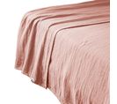 Drap Plat 240 X 300 Cm En Double Gaze De Coton Pêche - Pepa