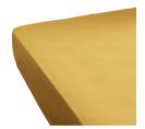 Drap Housse 90 X 190 X 30 Cm Double Gaze De Coton Jaune - Pepa 1