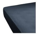 Drap Housse 90 X 190 X 30 Cm Double Gaze De Coton Bleu Nuit - Pepa 1