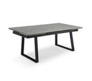 Table Extensible 180/260 Cm Céramique Gris Marbré Pieds Luge - Arizona 02