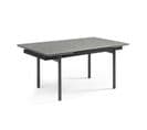 Table Extensible 180/260 Cm Céramique Gris Marbré Pieds Droits - Arizona 09