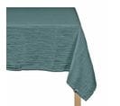 Nappe 150 X 250 Cm En Double Gaze De Coton Gaufrée Bleu Canard - Pepa