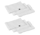 Lot De 6 Serviettes 40 X 40 Cm En Double Gaze De Coton Blanc - Pepa